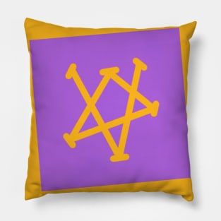 Vermilion Purple Pillow