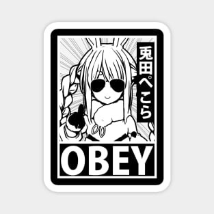 Obey to Pekora Magnet