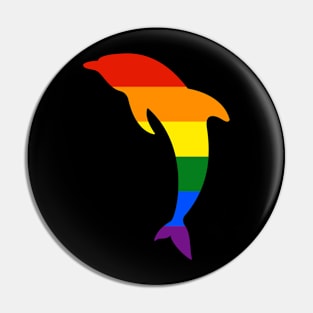 Pride Dolphin Pin