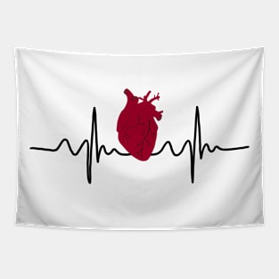 Heart beat Tapestry