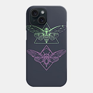 Geometric Bees Phone Case