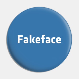 Facefacebook Parody Pin