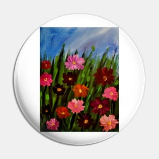 burst of color of wildflowers Pin