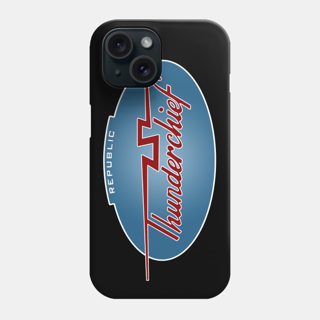 Republic F-105 Thunderchief Two-Sided Tee Phone Case by John_Matthews_Art