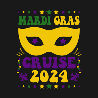 Mardi Gras Cruise 2024 Funny Mardi Gras T-Shirt