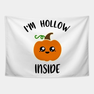 I'm Hollow Inside Halloween Costume Pumpkin Pun Kawaii Tapestry