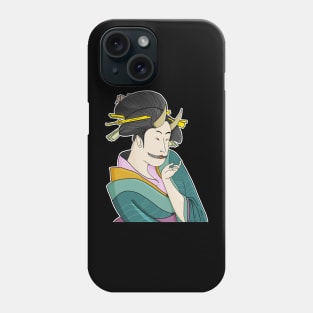 Oni Geisha Japanese Ukyio-e Demon Lady Phone Case