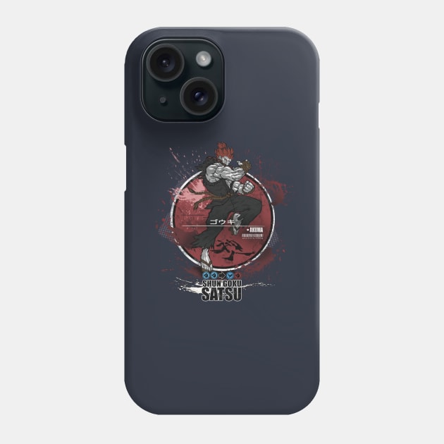 AKUMA: SHUN GOKU SATSU - BLACK Phone Case by JF Penworks