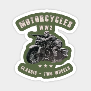 WW2 classic retro motorcycles Magnet