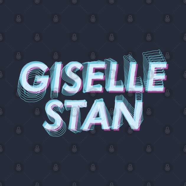 AESPA Giselle stan name futuristic text glitch MY | Morcaworks by Oricca