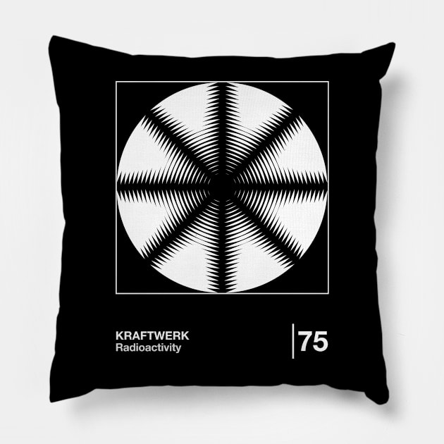 Radioactivity  / Minimalist Style Graphic Design Pillow by saudade