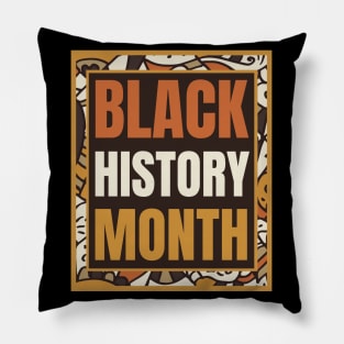 Black History Month Pillow