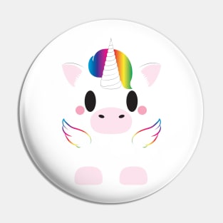 Rainbow Unicorn Pin