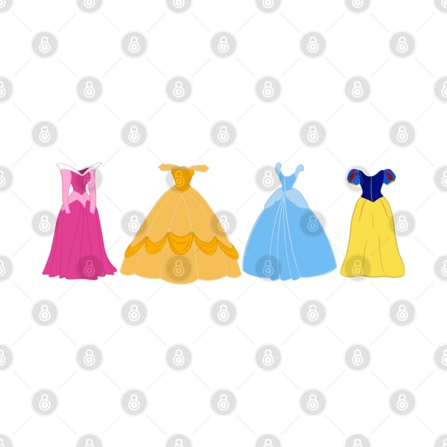 princess dresses by EdenAtencio04