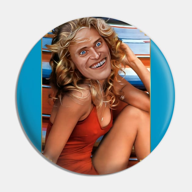 Farrah Fawcett / Willem Dafoe Pin by Zbornak Designs