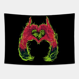 Evil Heart Tapestry