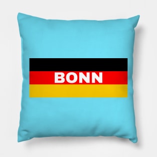 Bonn City in German Flag Pillow