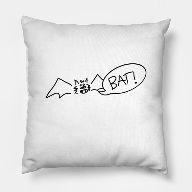 Bat! Pillow by kimstheworst