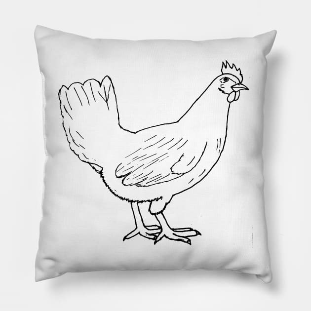 Chicken Pillow by jhsells98