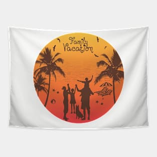 Family Vacation Tapestry