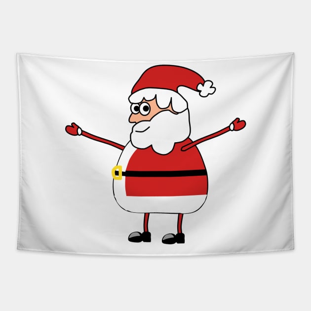 Santa Claus. Christmas. New Year. Celebration. Vacation. Holiday gift Tapestry by grafinya