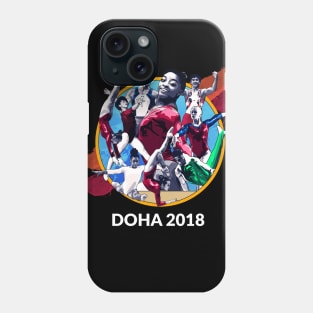 Doha 2018 Graphic (Dark) Phone Case