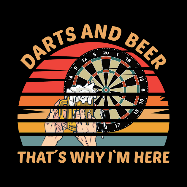 Darts and beer thats why im here by POS