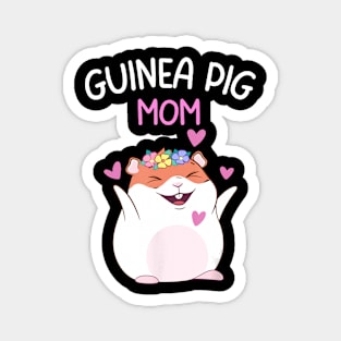 Guinea Pig Mom Cute Mother's Day Women Girls Guinea Pig Mom Magnet
