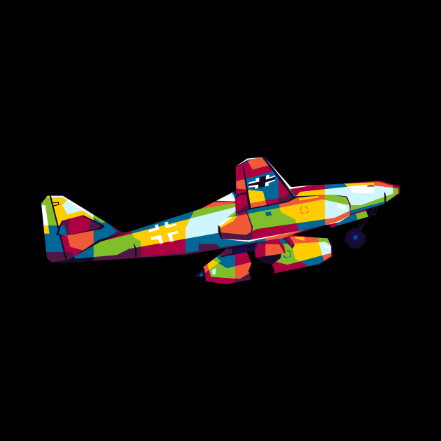 ME 262 Aircraft by wpaprint