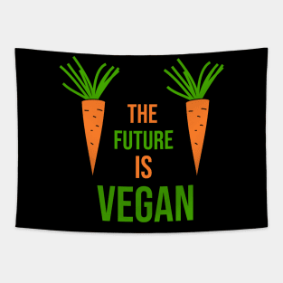 The future is vegan Tapestry