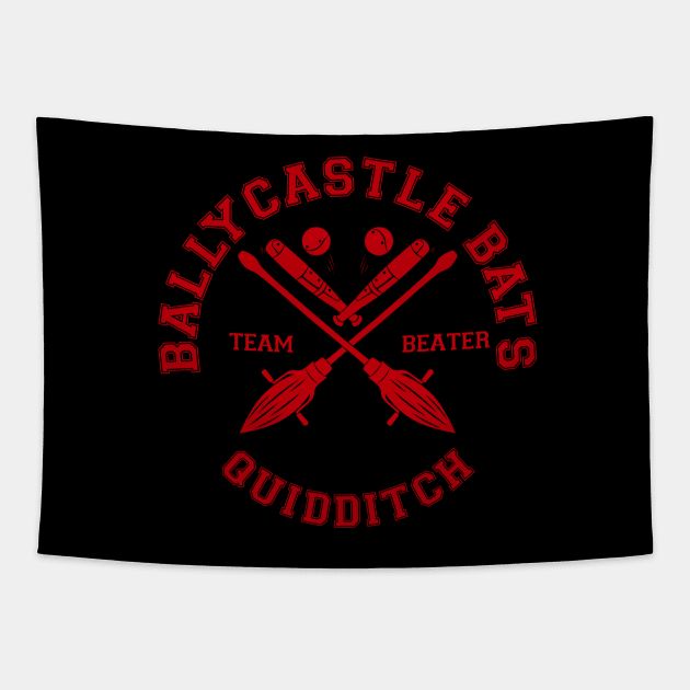 Ballycastle Bats - Team Beater Tapestry by Divum