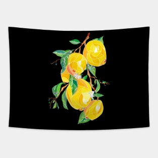 Lemons on a tree branch Tapestry