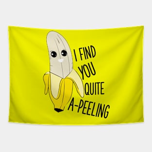 I find you quite apeeling pun banana t shirt Tapestry