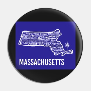 Massachusetts Map Pin