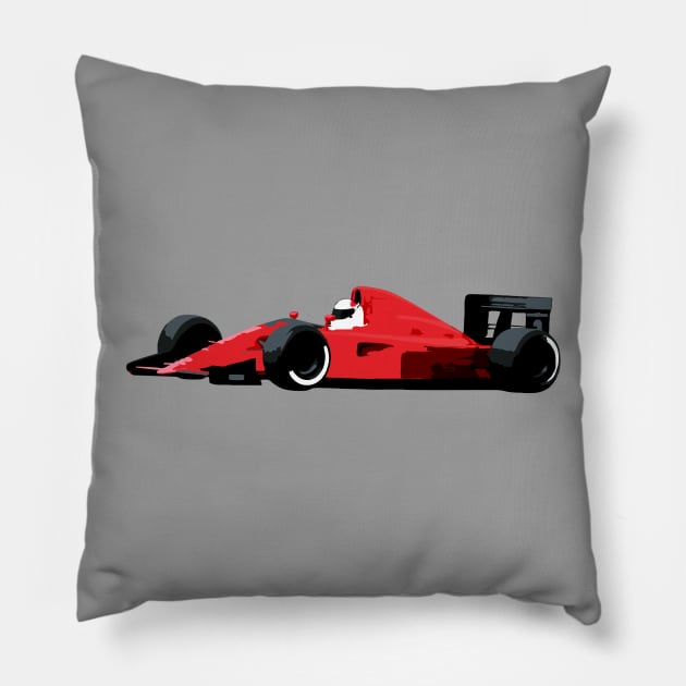 Ferrari 641 Formula 1 Pillow by brakrot