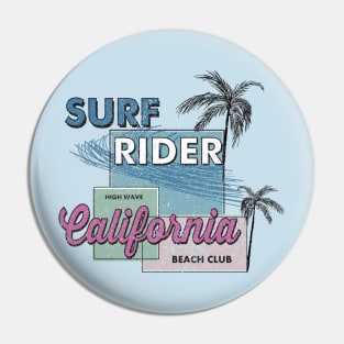 Vintage California Beach surf rider Pin