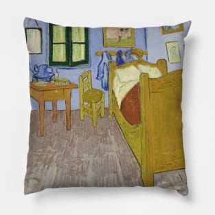 Bedroom in Arles: Winter 1888 | Art By Van Gogh Pillow