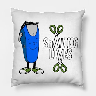 ShAVING LIVES 2024 Pillow