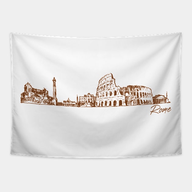 Rome Italy Tapestry by SerenityByAlex