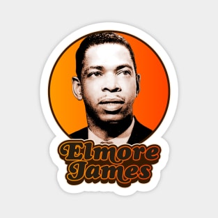 Retro Elmore James Tribute Magnet