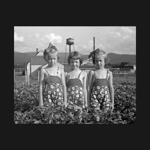 Farm Girls, 1939. Vintage Photo by historyphoto