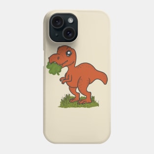 Shamrock dino st patricks day Phone Case