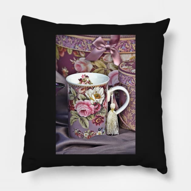 For The Best Tea Only Pillow by AlexaZari