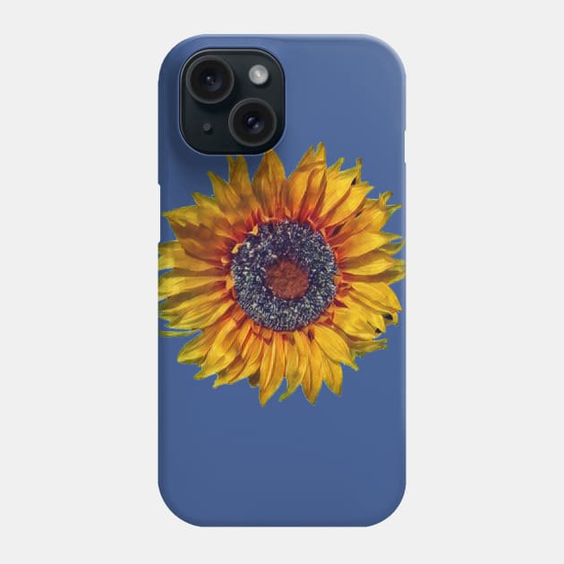 Sunflower-Digital Painting Phone Case by PhotoArts