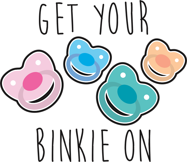 GET YOUR BINKIE ON Kids T-Shirt by Hou-tee-ni Designs