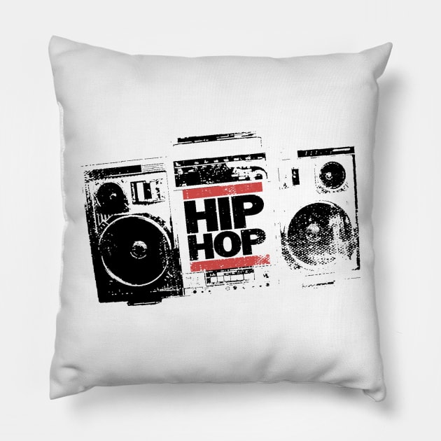 HIP HOP BOOMBOX Pillow by BG305