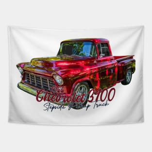 1955 Chevrolet 3100 Stepside Pickup Truck Tapestry