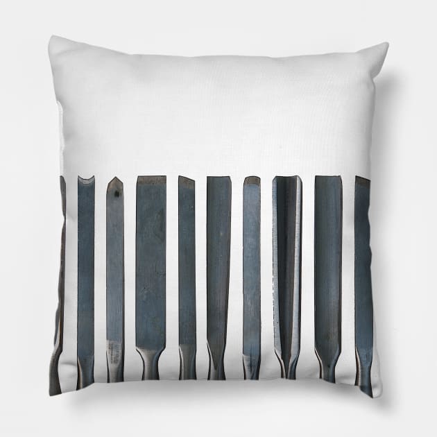 Chisels Pillow by HammerPenStudio