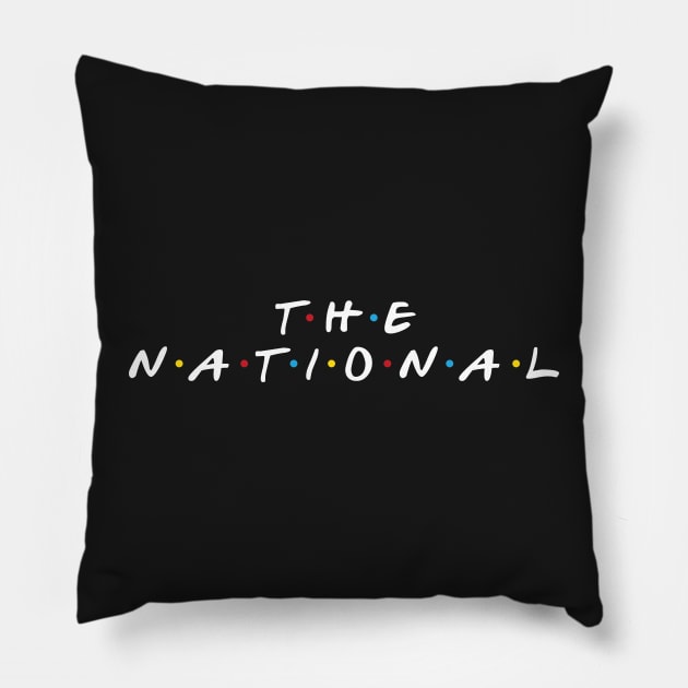 The National Band Logo Friends Pillow by TheN