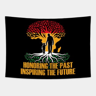 Honoring The Past Father Dad Son Black History Month Tapestry